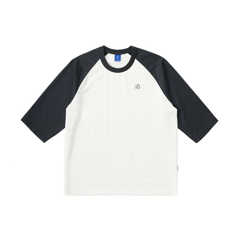Chichaqu Cooling color-block 3/4 sleeve tee