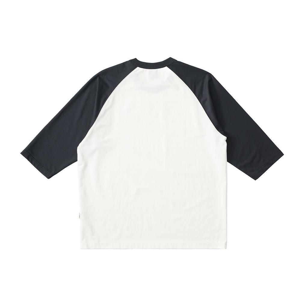 Chichaqu Cooling color-block 3/4 sleeve tee