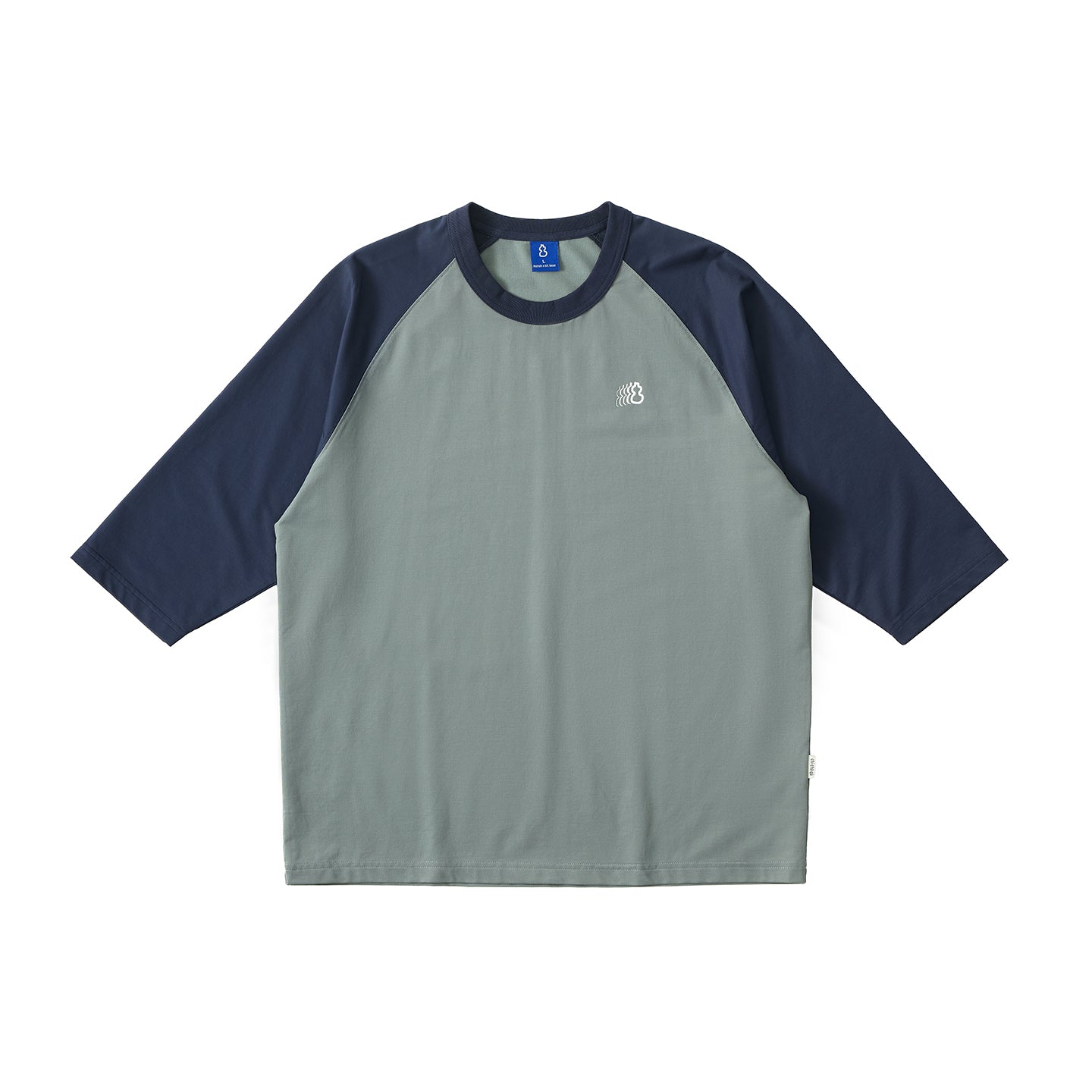 Chichaqu Cooling color-block 3/4 sleeve tee