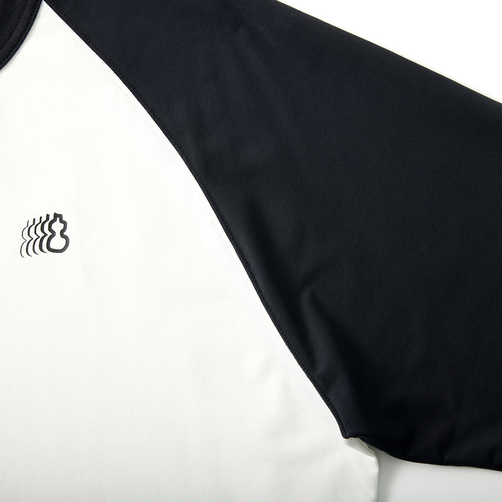 Chichaqu Cooling color-block 3/4 sleeve tee