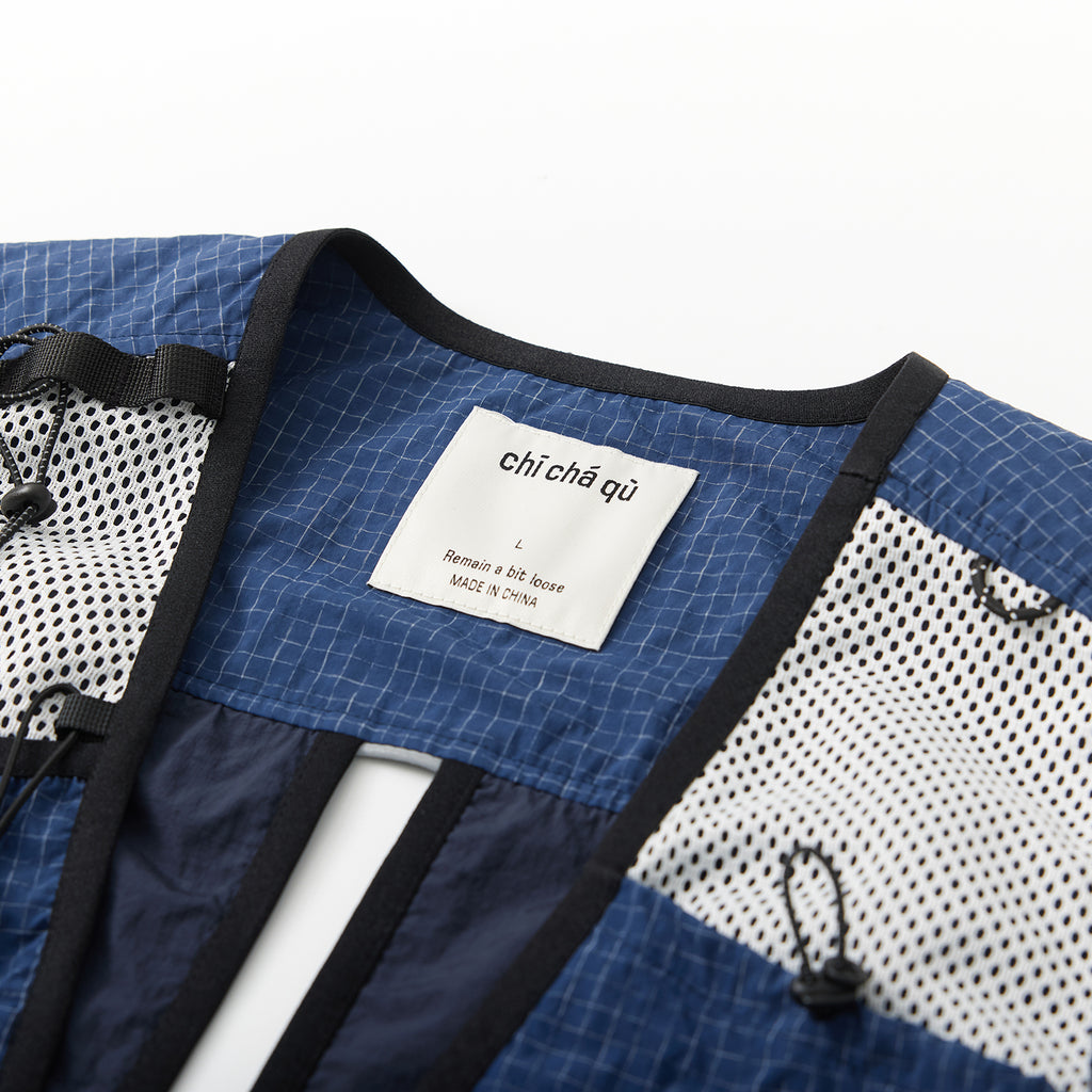 Chichaqu Quick-dry paneled grid vest