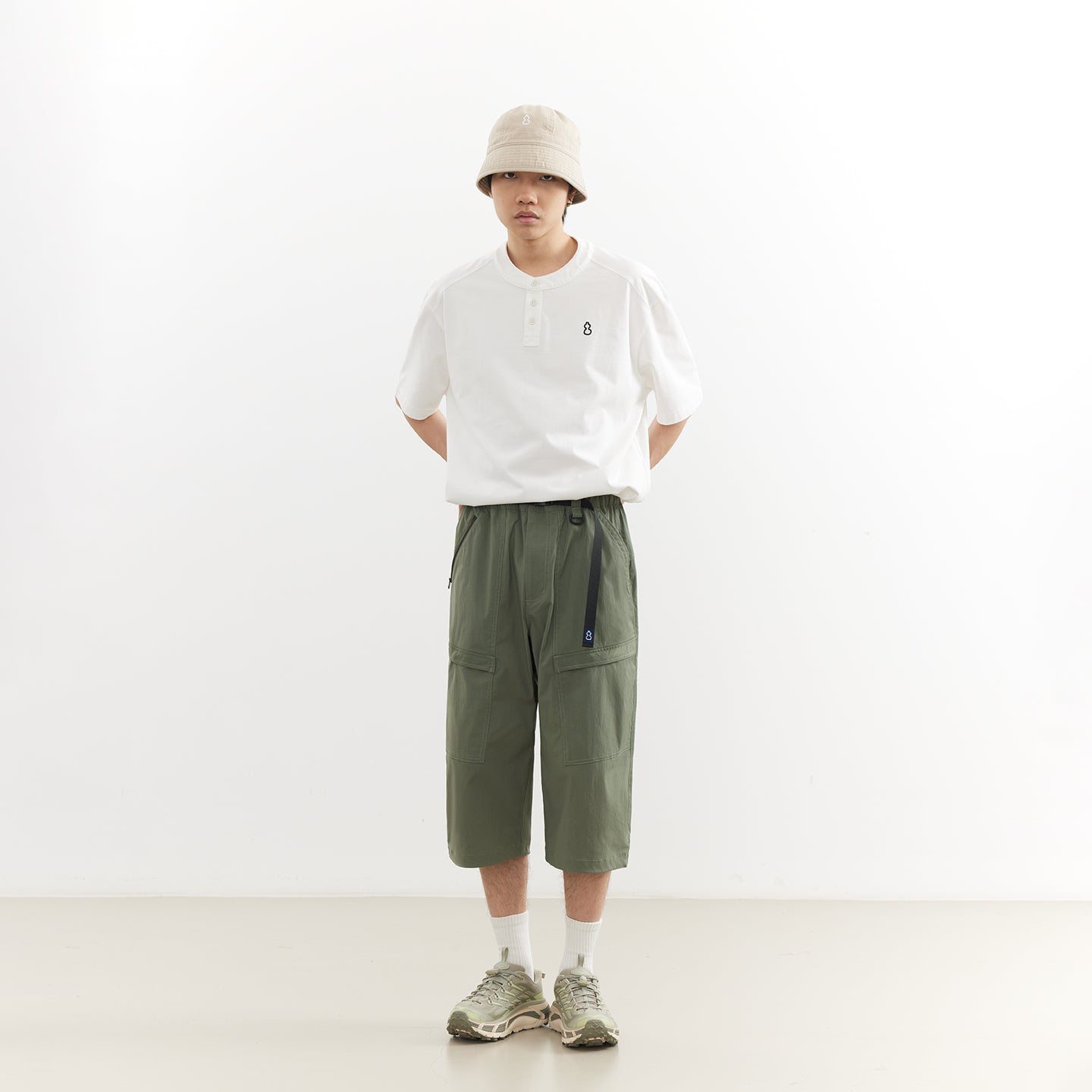Chichaqu Quick-dry casual cropped pants