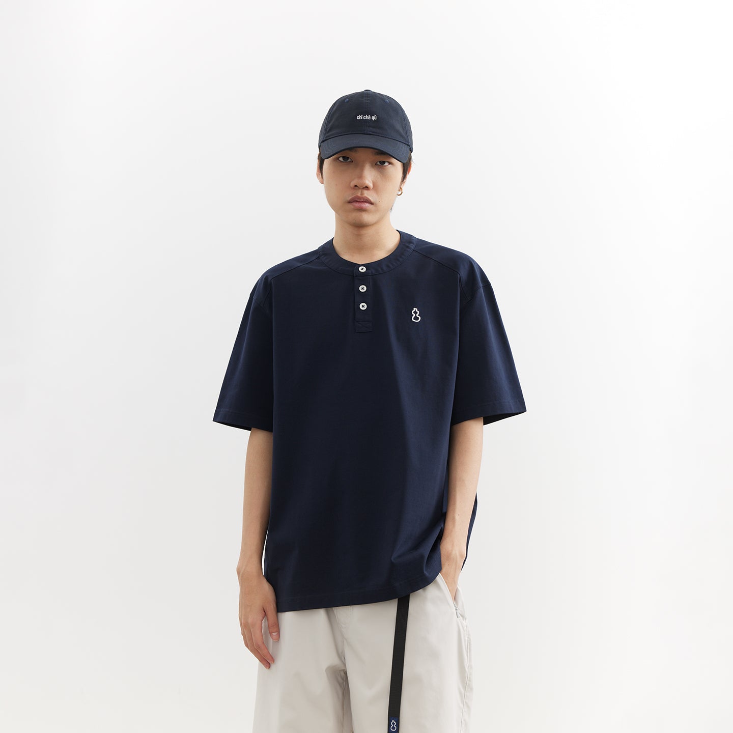 Chichaqu Cooling short-sleeve Henley