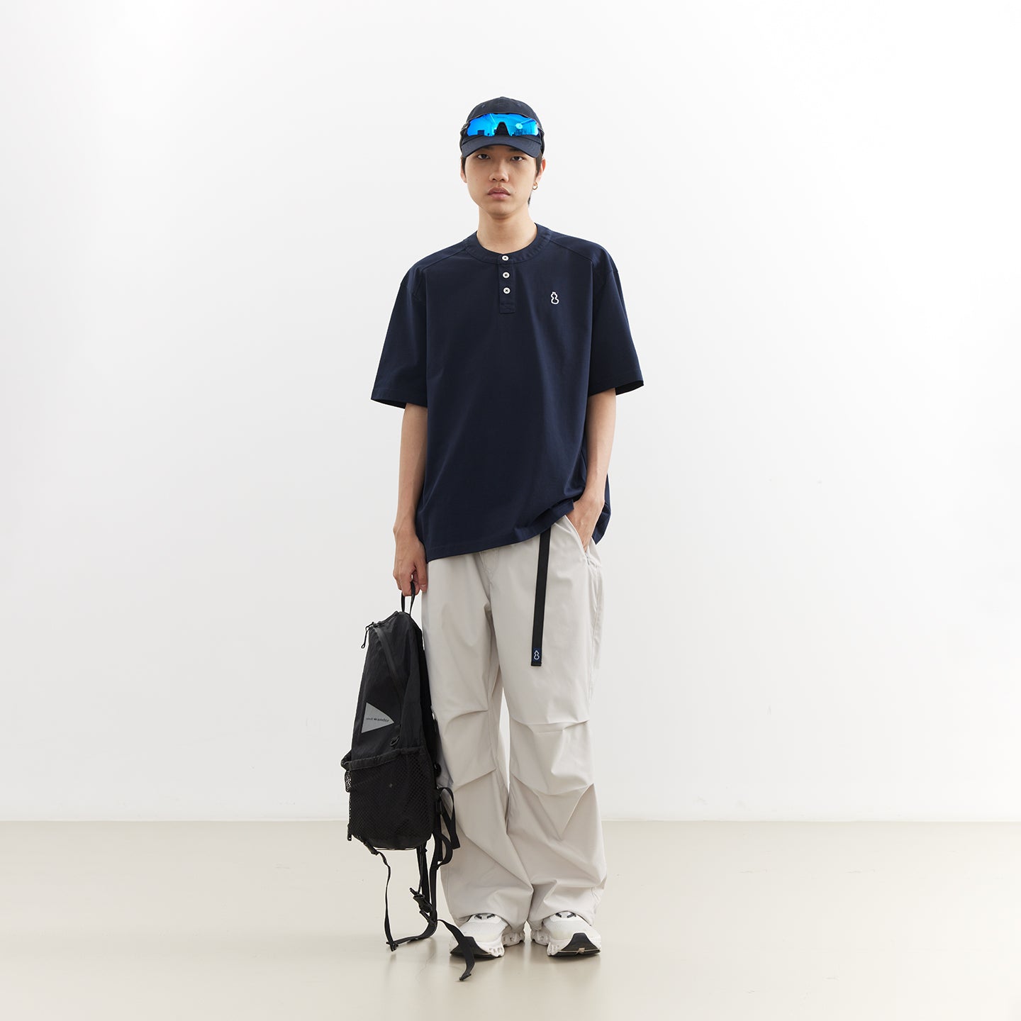 Chichaqu Cooling short-sleeve Henley
