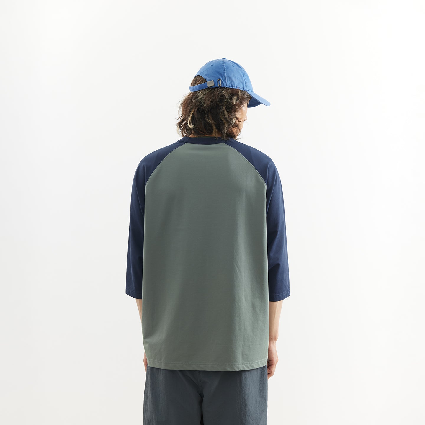 Chichaqu Cooling color-block 3/4 sleeve tee