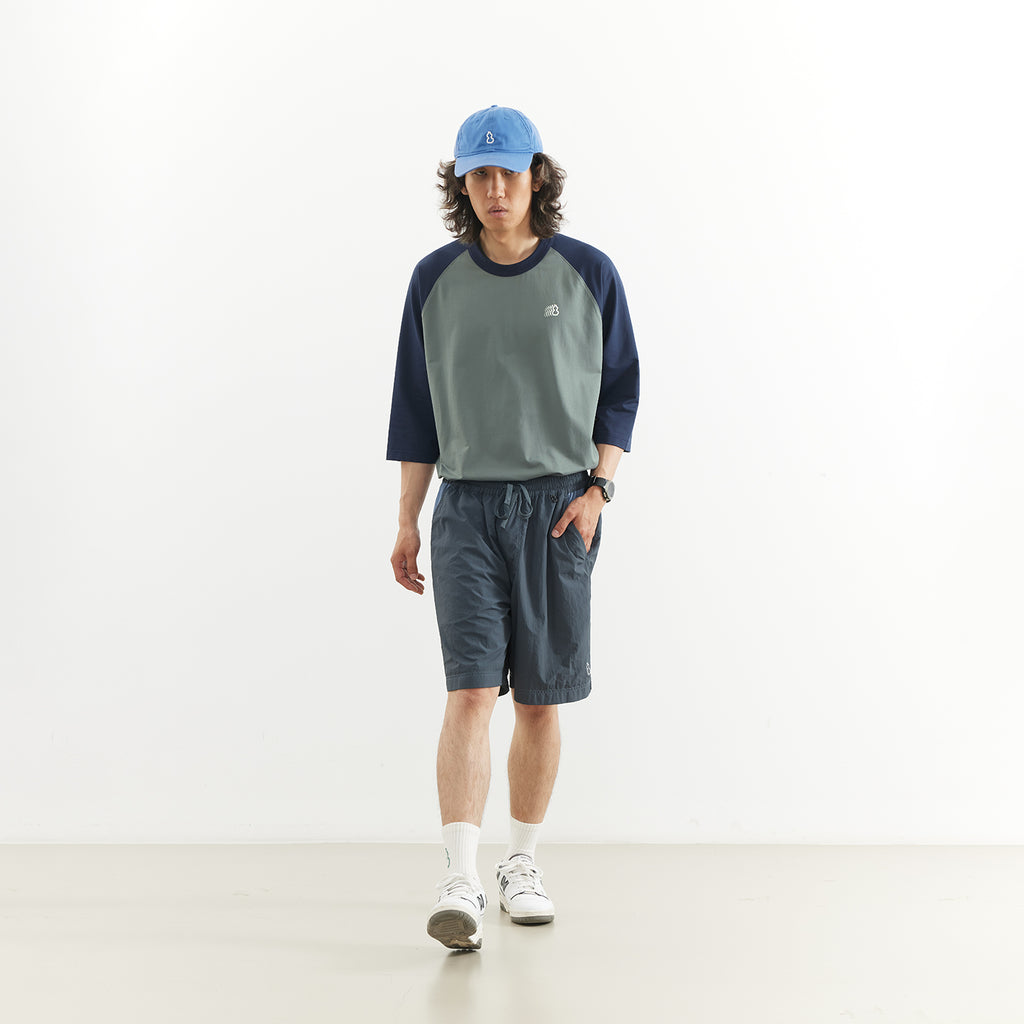 Chichaqu Cooling color-block 3/4 sleeve tee