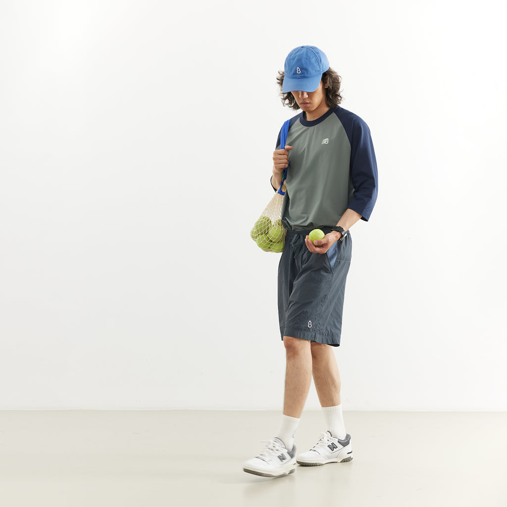 Chichaqu Cooling color-block 3/4 sleeve tee
