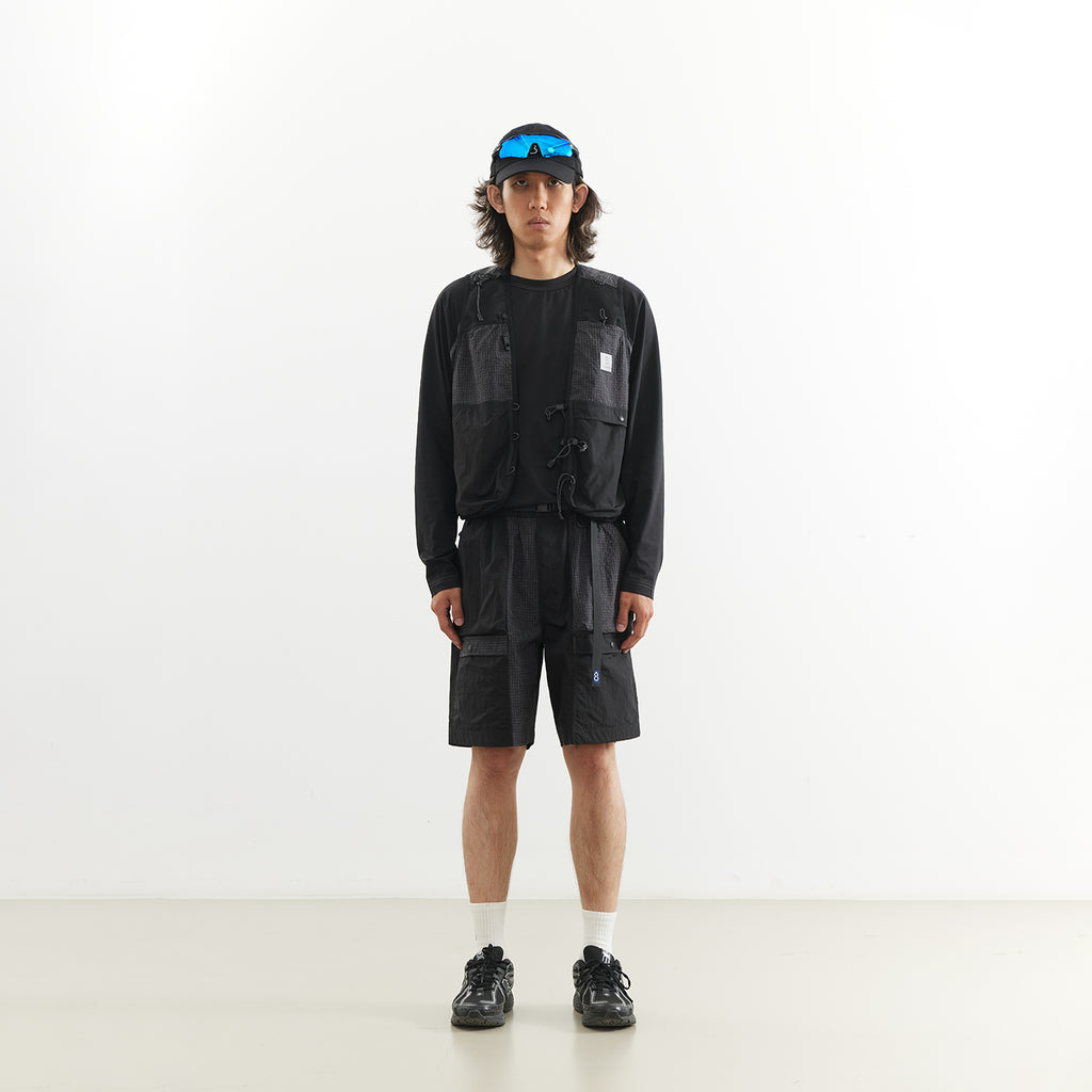 Chichaqu Quick-dry paneled grid vest