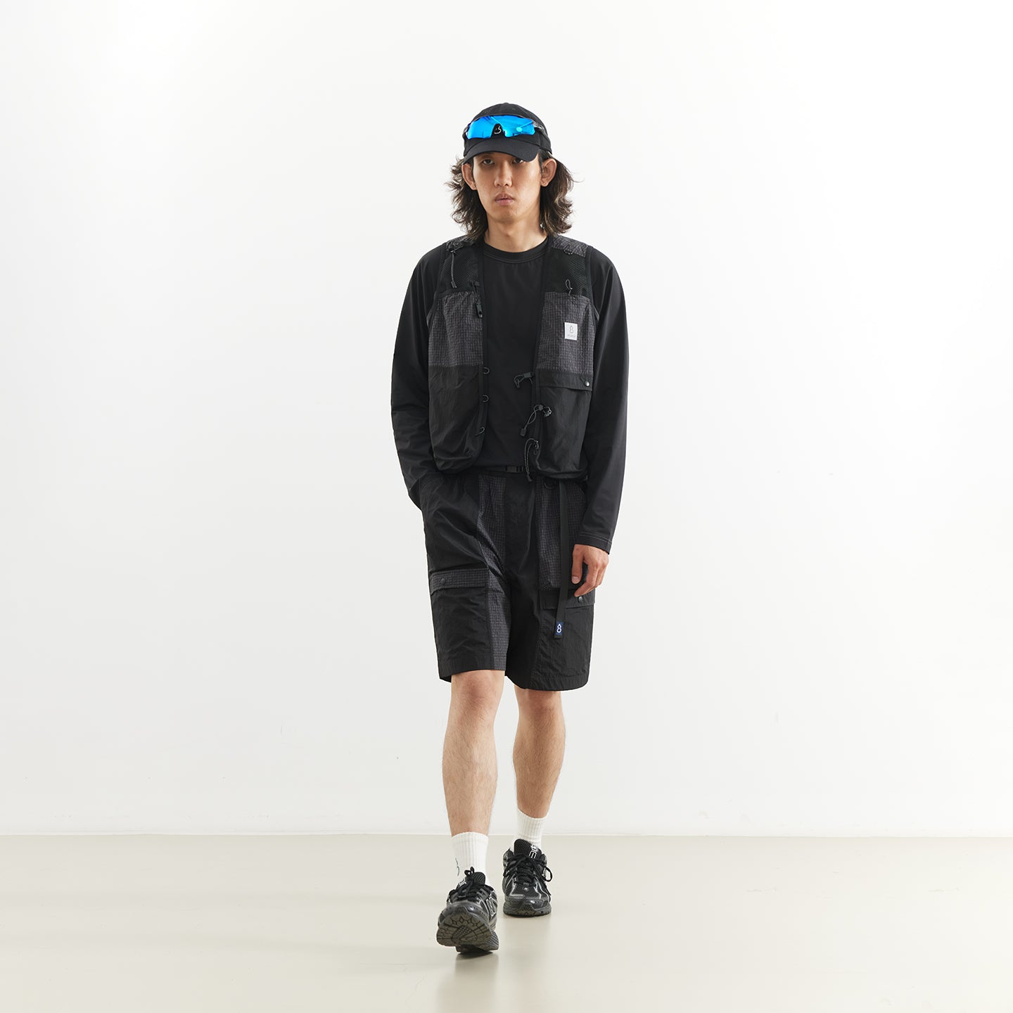 Chichaqu Quick-dry paneled grid vest
