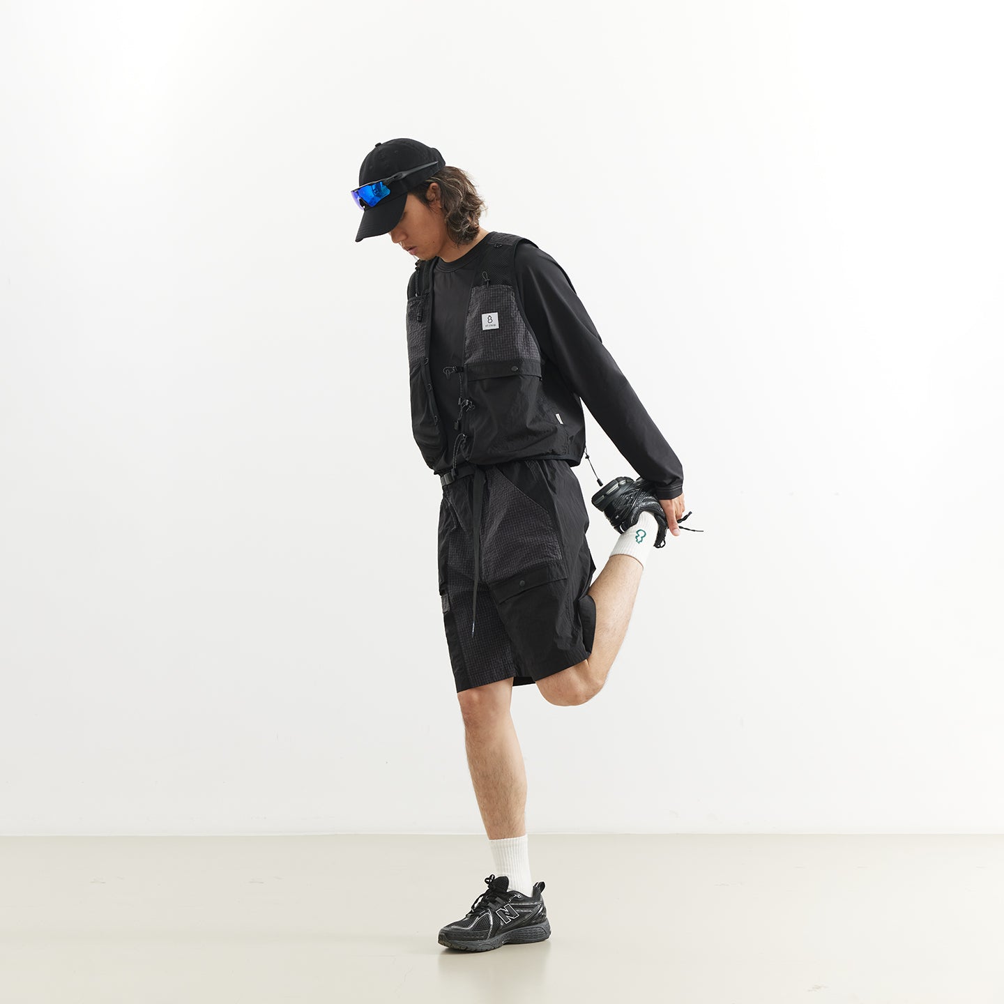 Chichaqu Quick-dry paneled shorts