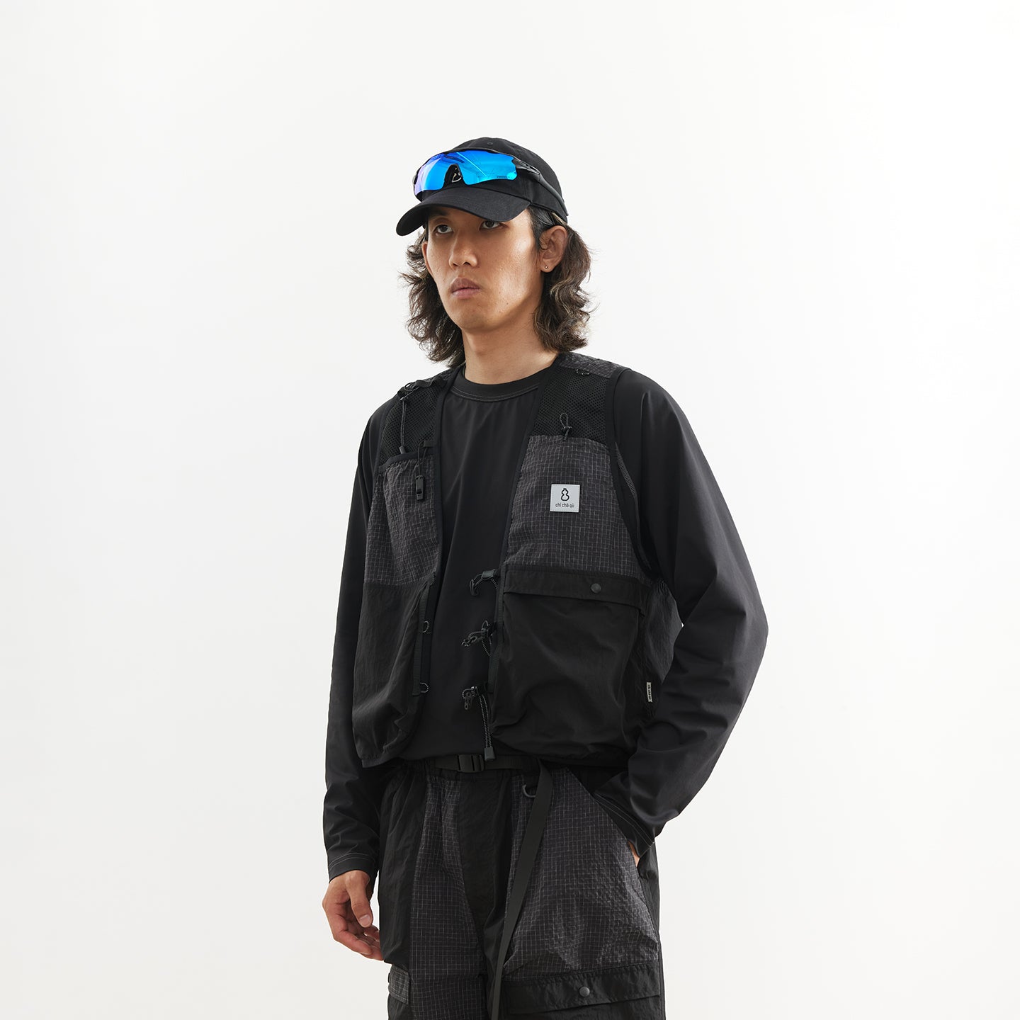 Chichaqu Quick-dry paneled grid vest