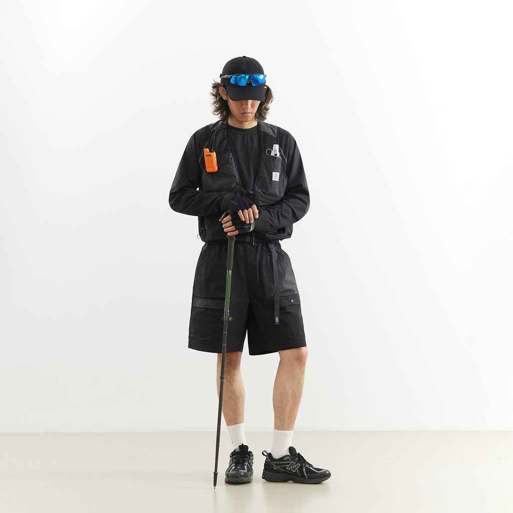 Chichaqu Quick-dry paneled grid vest