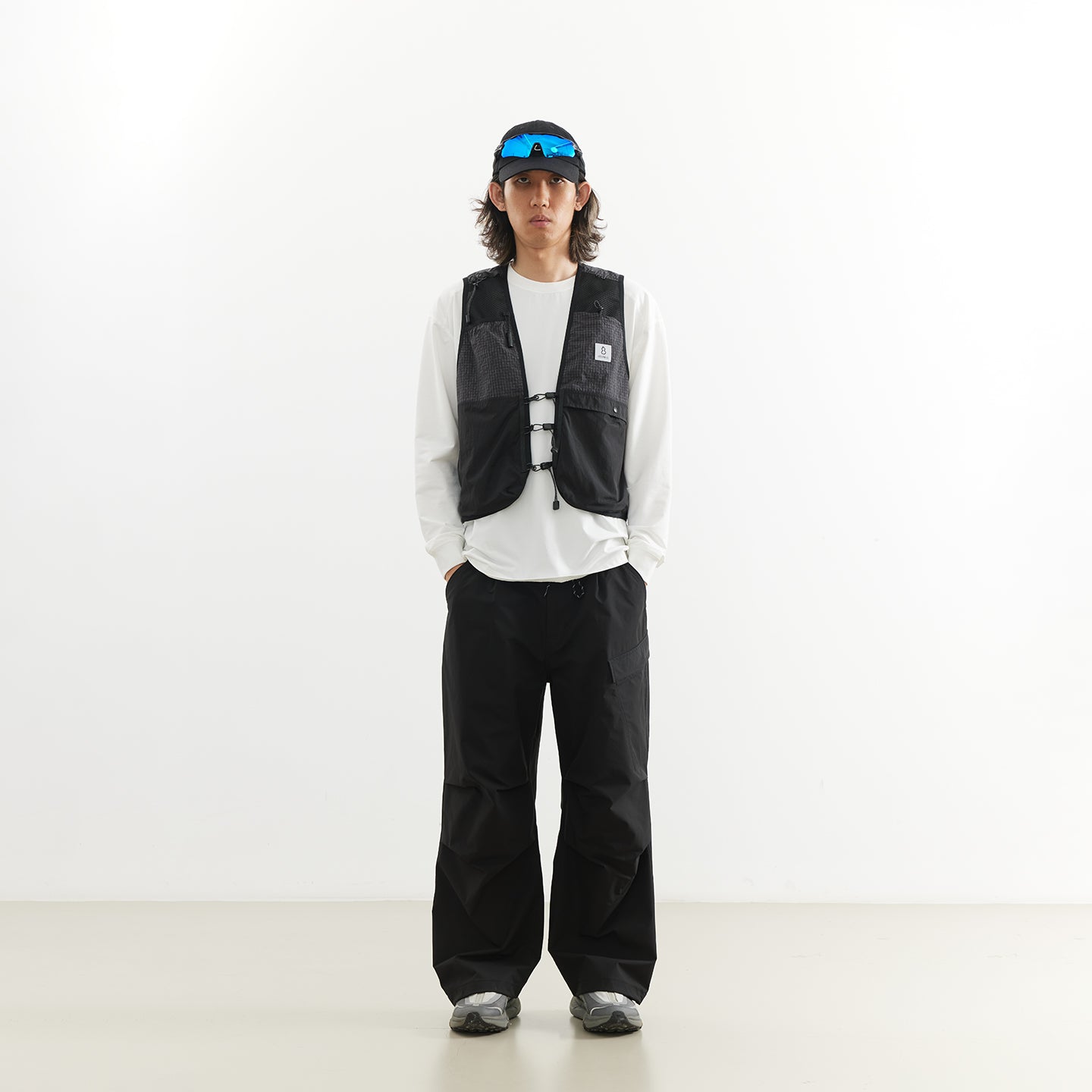 Chichaqu Quick-dry paneled grid vest