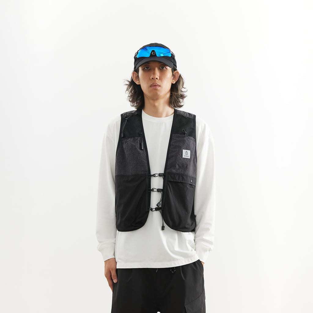 Chichaqu Quick-dry paneled grid vest