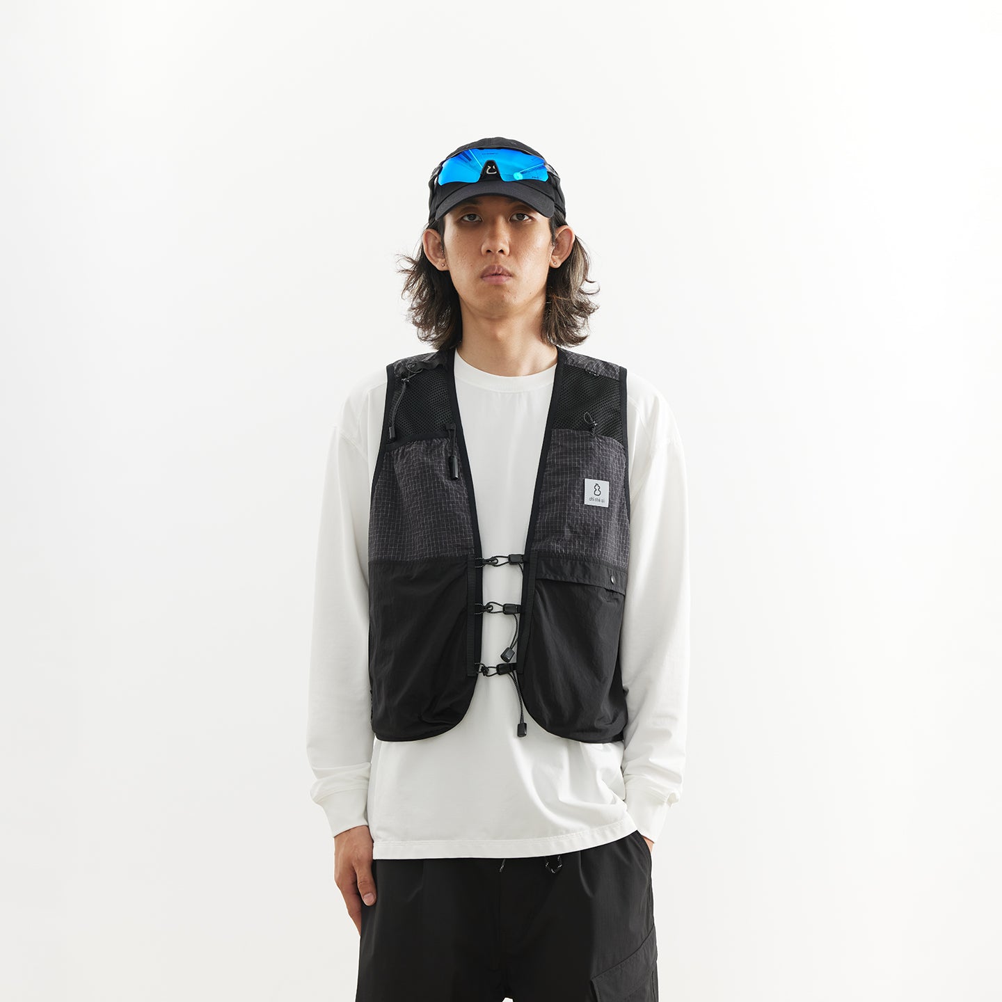 Chichaqu Quick-dry paneled grid vest
