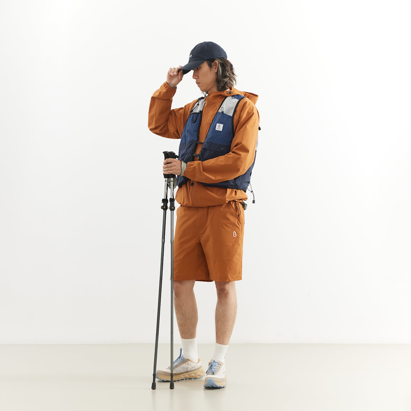 Chichaqu Quick-dry paneled grid vest