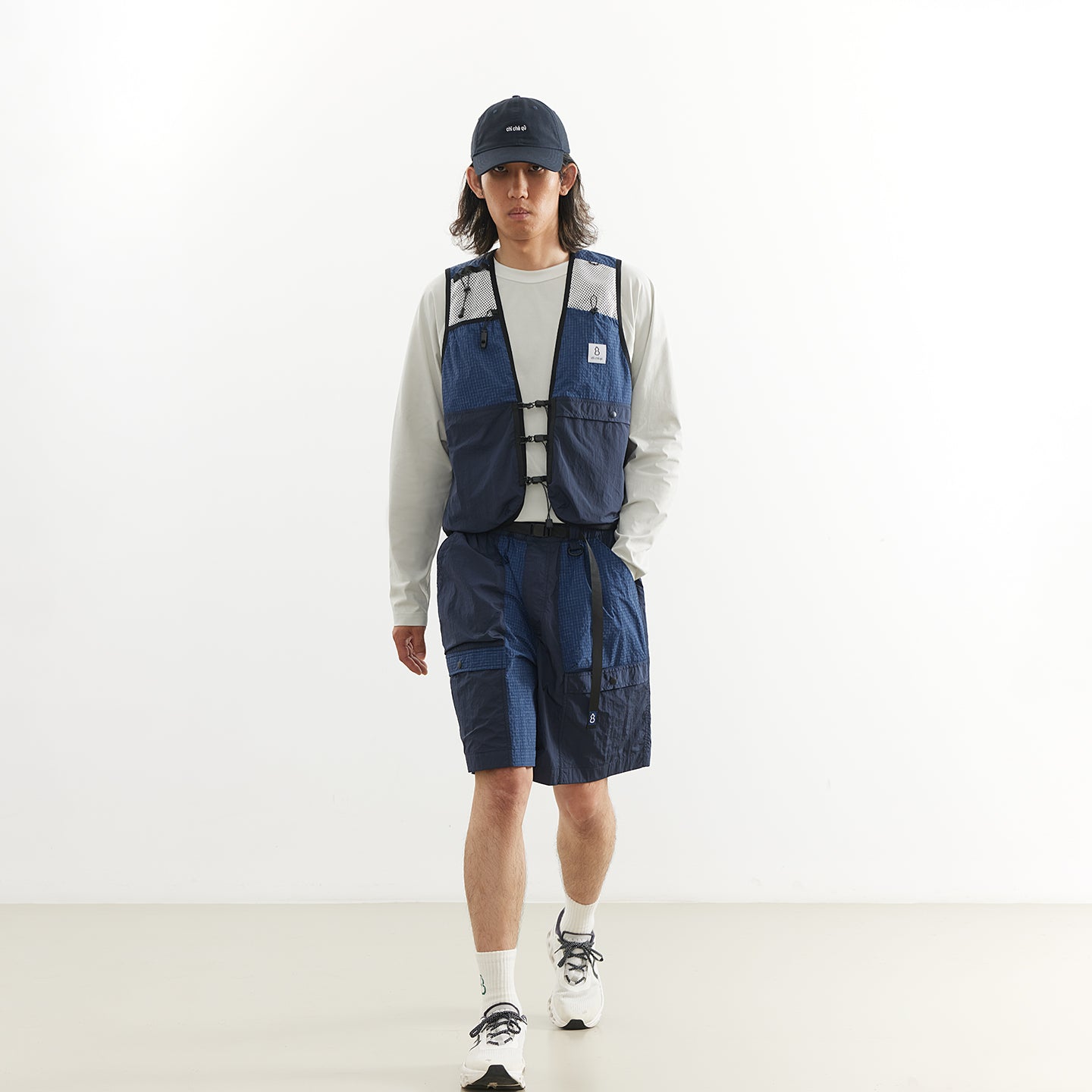 Chichaqu Quick-dry paneled grid vest