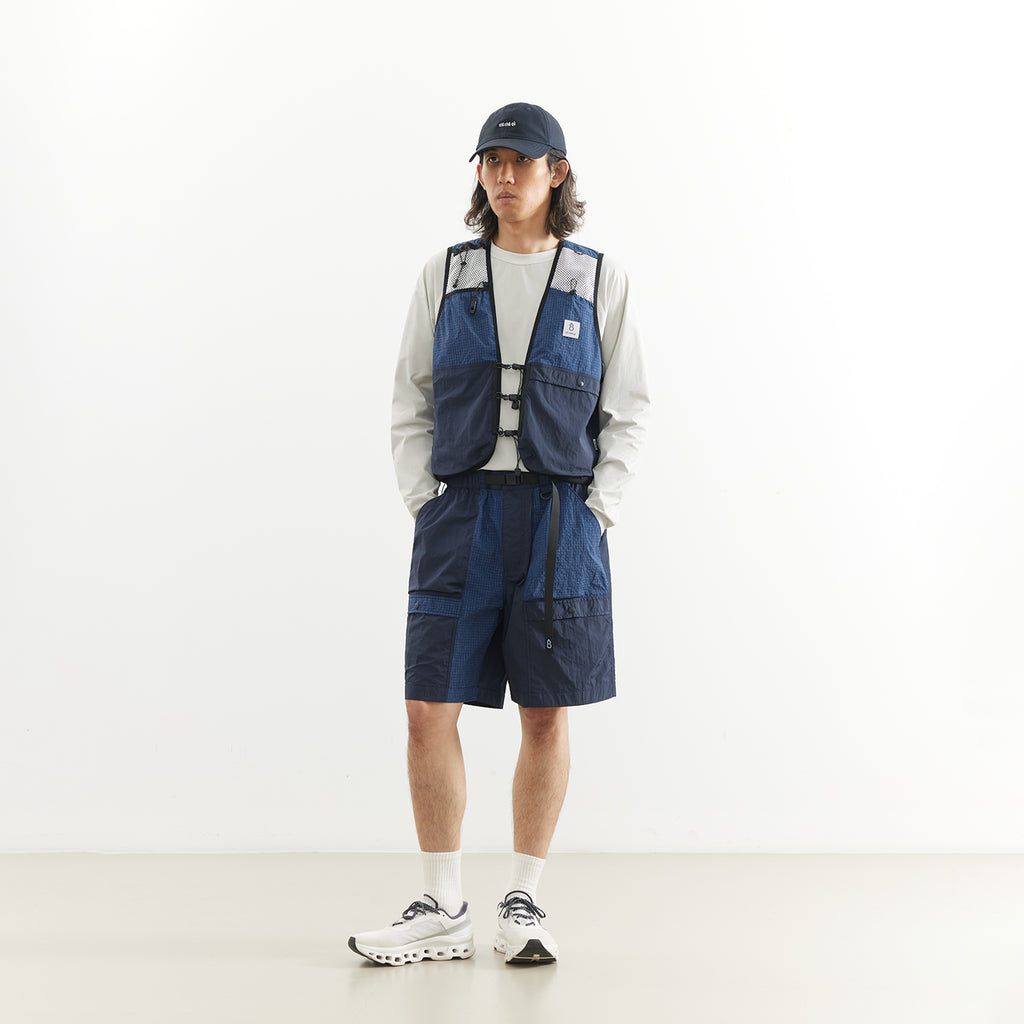 Chichaqu Quick-dry paneled grid vest