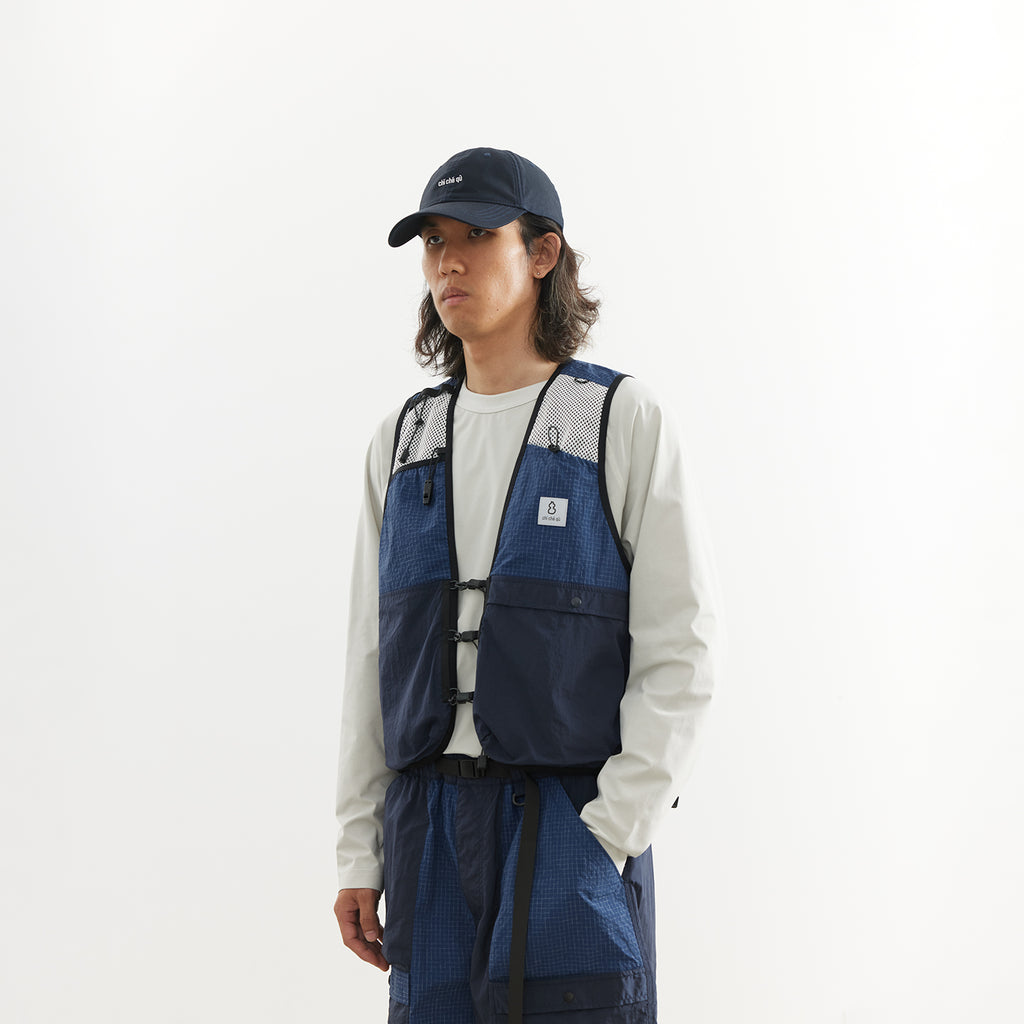 Chichaqu Quick-dry paneled grid vest