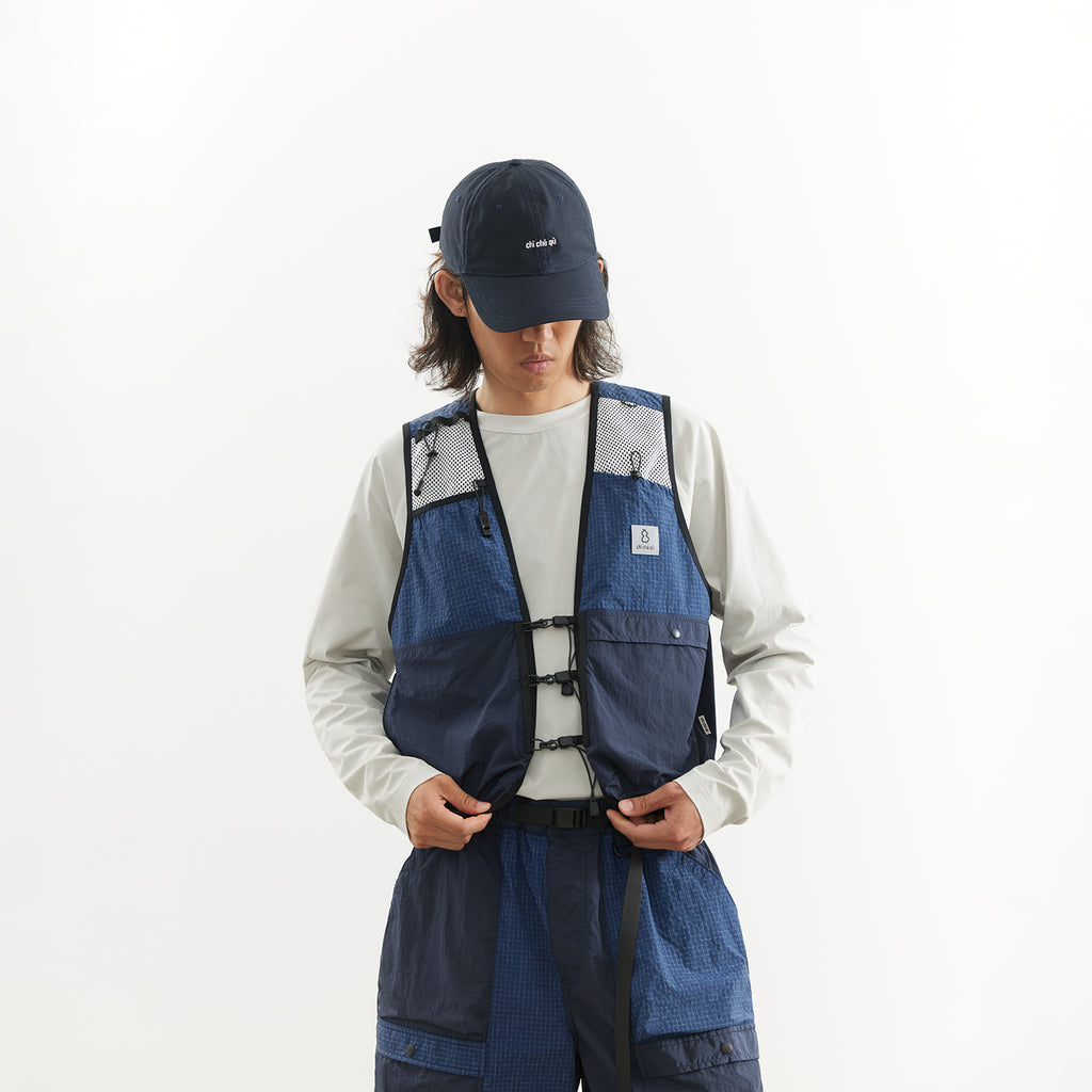 Chichaqu Quick-dry paneled grid vest