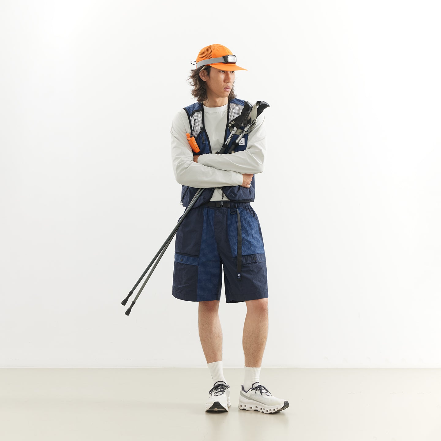 Chichaqu Quick-dry paneled shorts