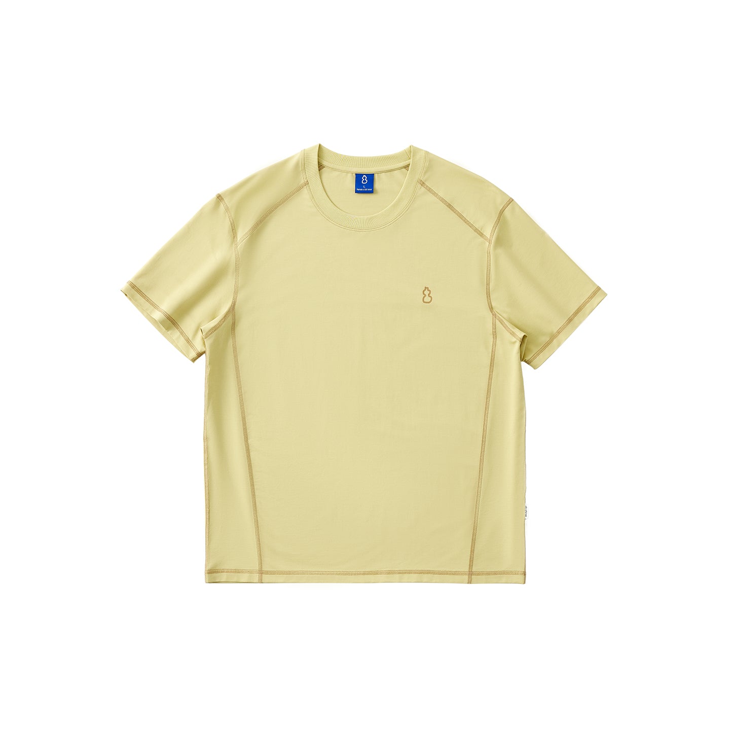 Chichaqu Cooling Topstitch Tencel Short-Sleeve Tee