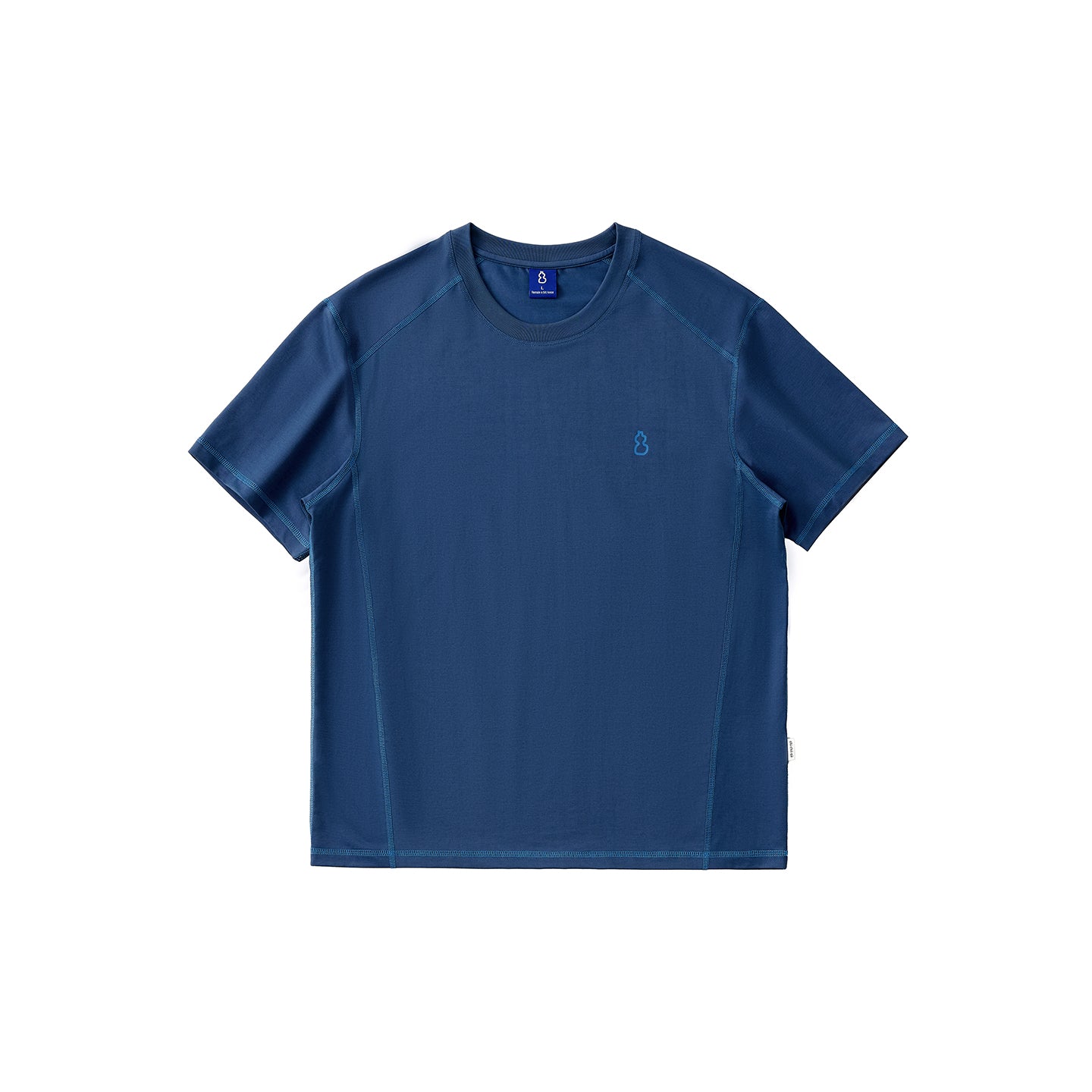 Chichaqu Cooling Topstitch Tencel Short-Sleeve Tee
