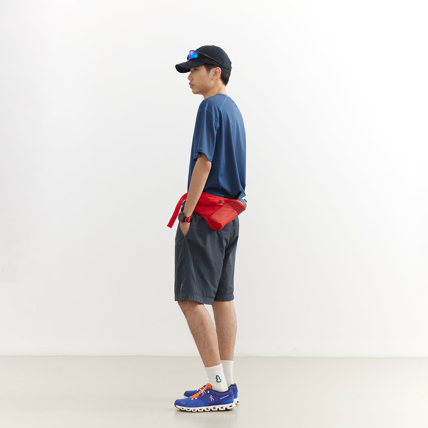 Chichaqu Cooling Topstitch Tencel Short-Sleeve Tee