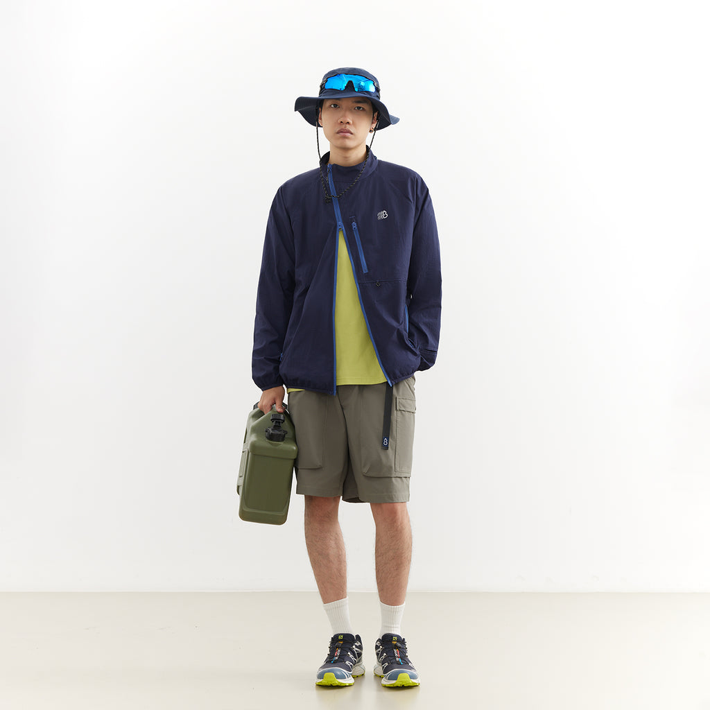 Chichaqu Diagonal-zip sun windbreaker