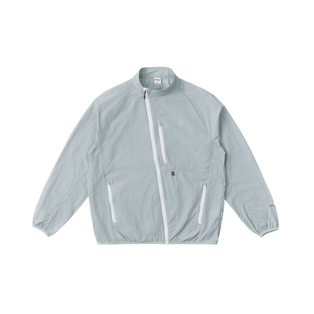 Chichaqu Diagonal-zip sun windbreaker