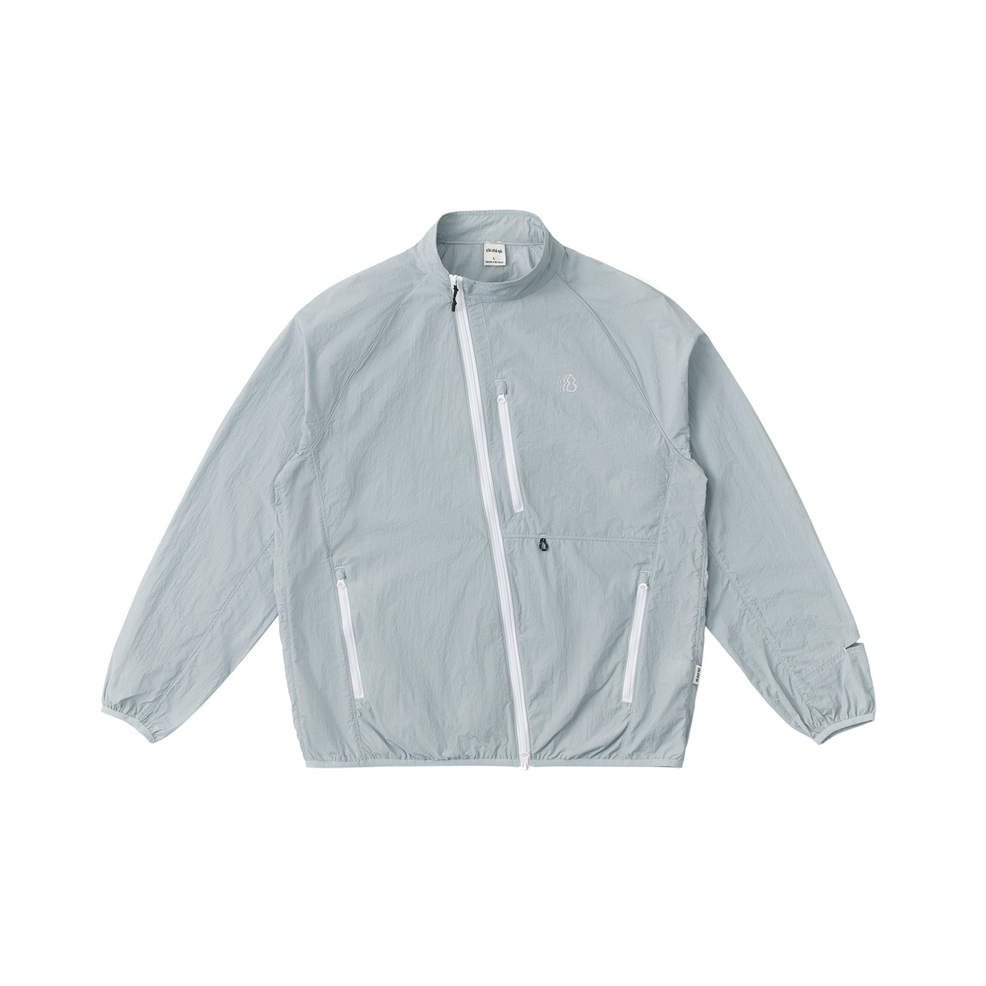 Chichaqu Diagonal-zip sun windbreaker