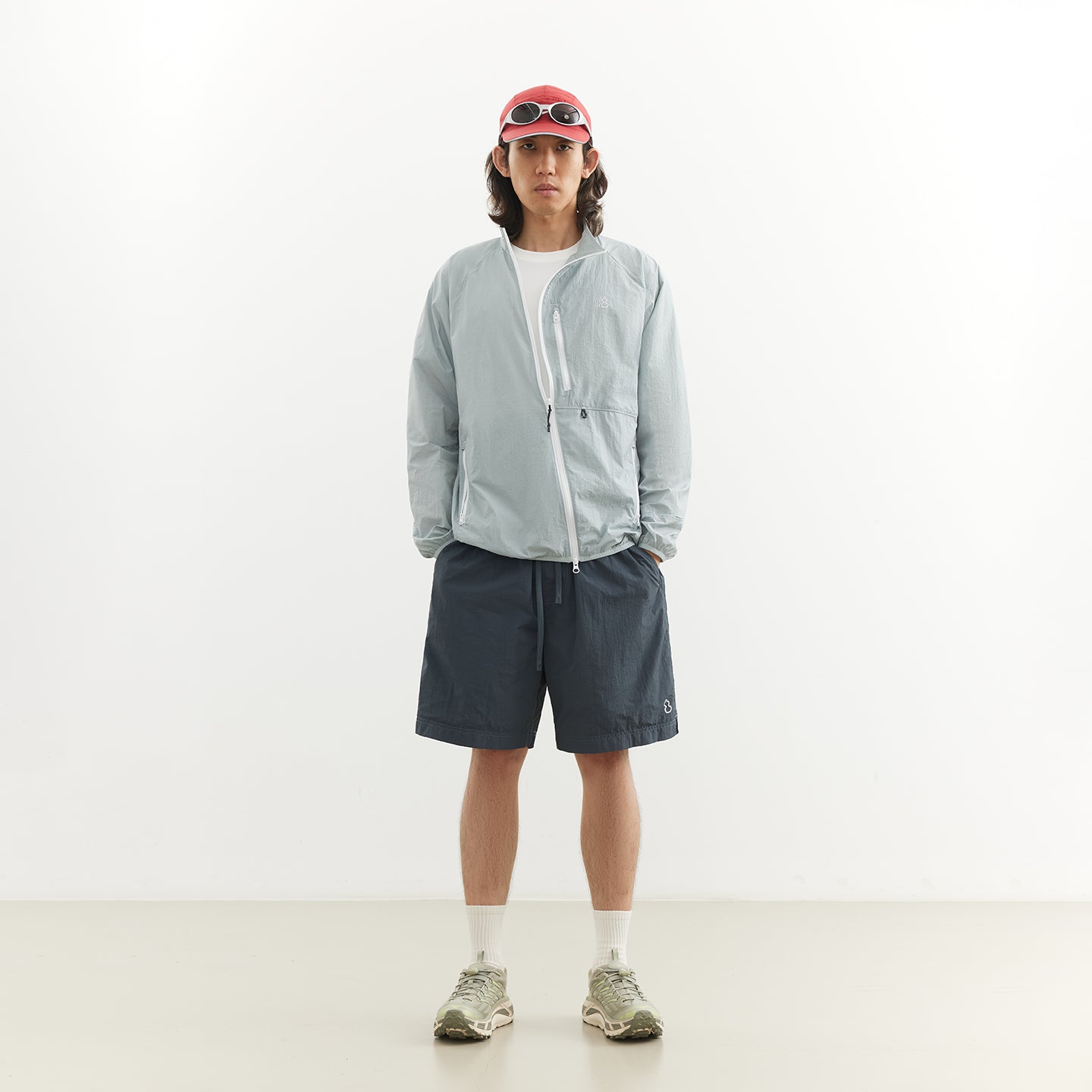 Chichaqu Diagonal-zip sun windbreaker