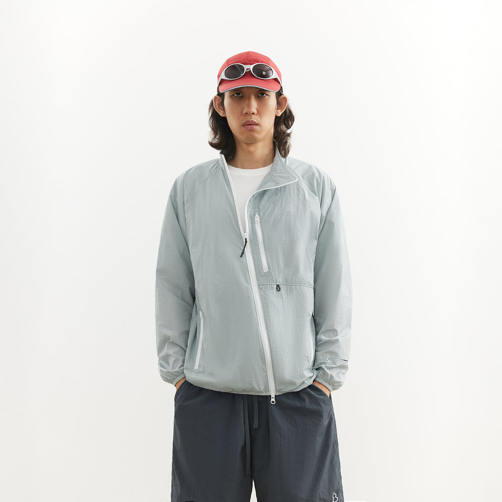 Chichaqu Diagonal-zip sun windbreaker