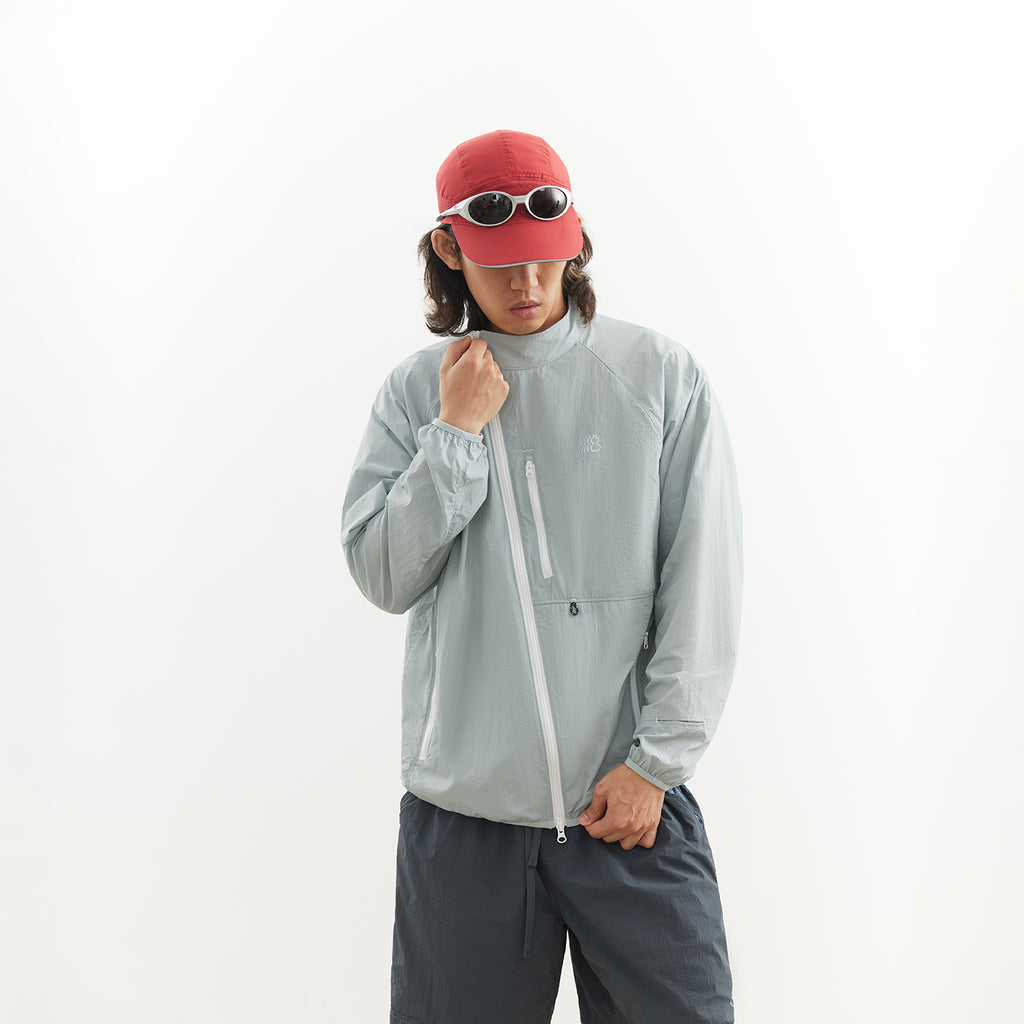 Chichaqu Diagonal-zip sun windbreaker