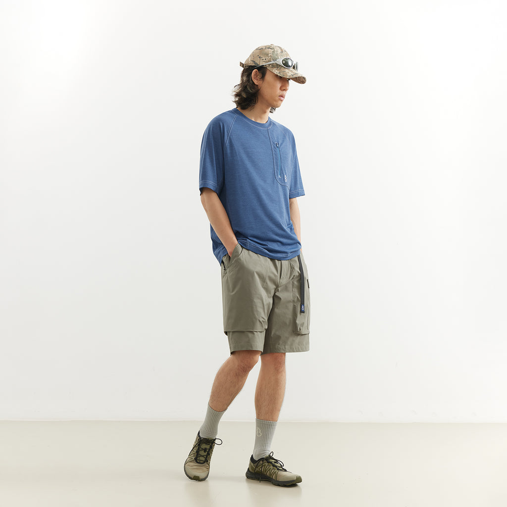 Chichaqu Heather crewneck short-sleeve tee
