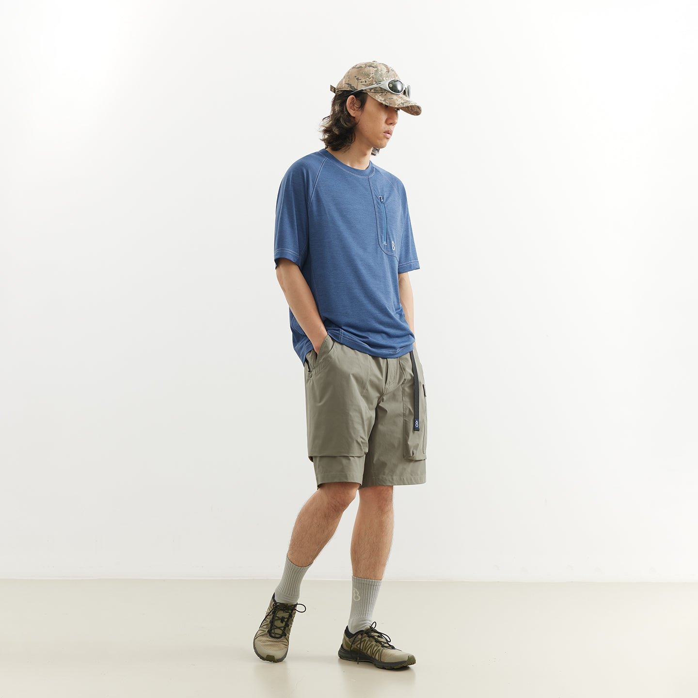 Chichaqu Heather crewneck short-sleeve tee