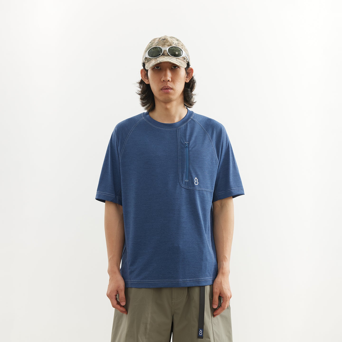 Chichaqu Heather crewneck short-sleeve tee