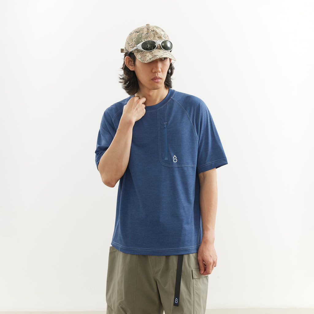 Chichaqu Heather crewneck short-sleeve tee