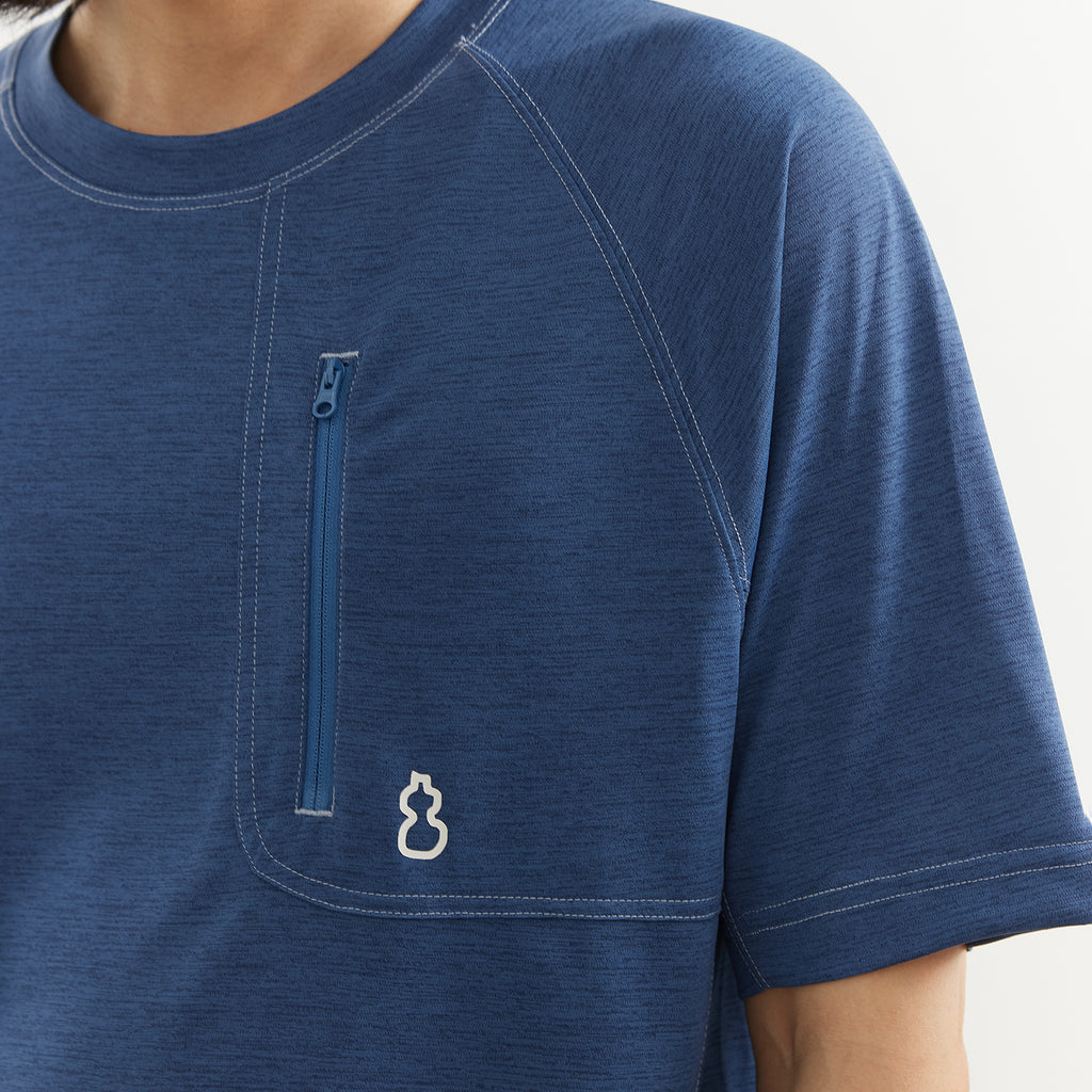 Chichaqu Heather crewneck short-sleeve tee
