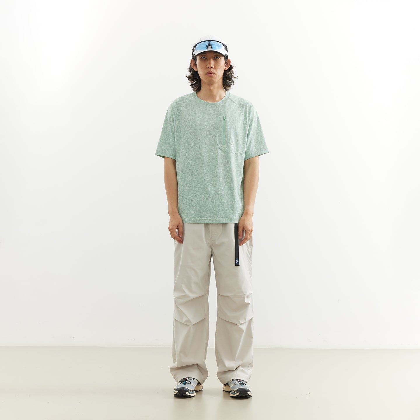 Chichaqu Heather crewneck short-sleeve tee