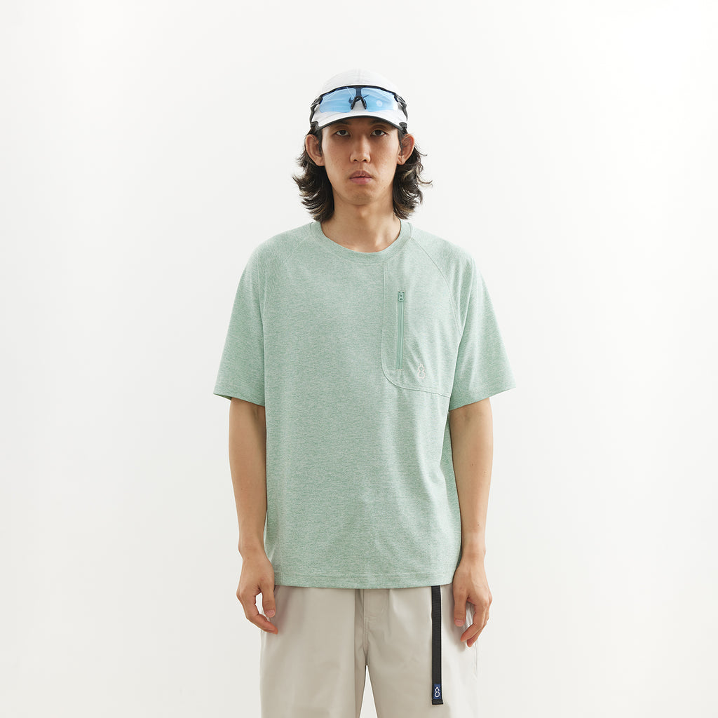 Chichaqu Heather crewneck short-sleeve tee