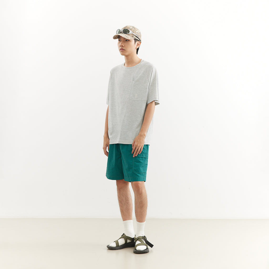 Chichaqu Heather crewneck short-sleeve tee