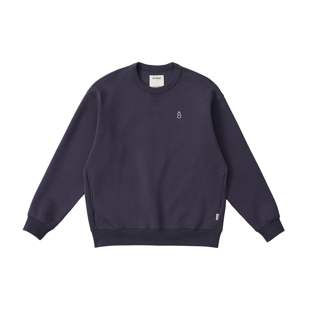 Chichaqu Tencel Air Cotton Crewneck Sweatshirt