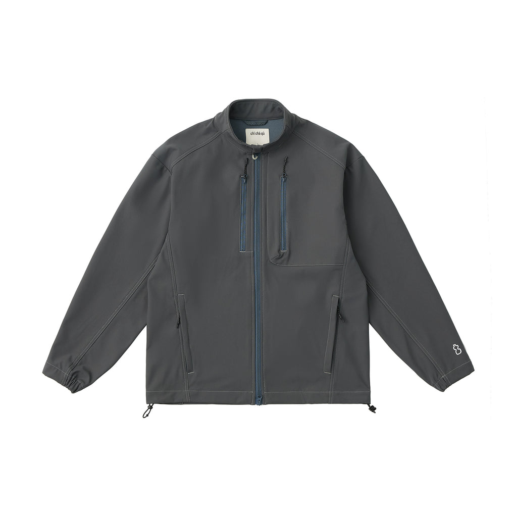 Chichaqu Softshell stand-collar jacket