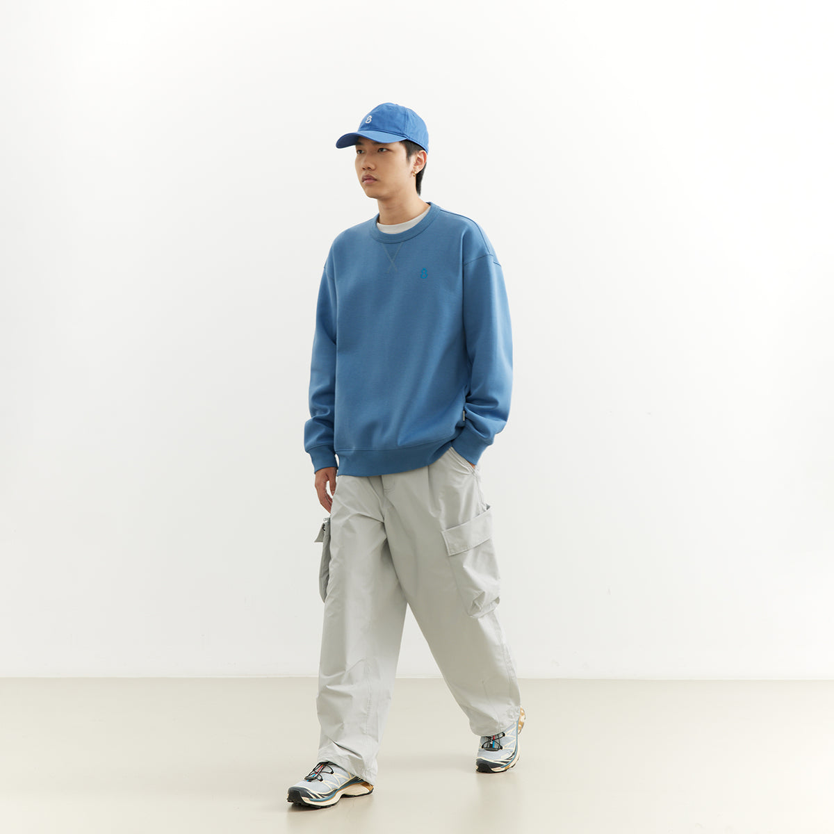 Chichaqu Tencel Air Cotton Crewneck Sweatshirt