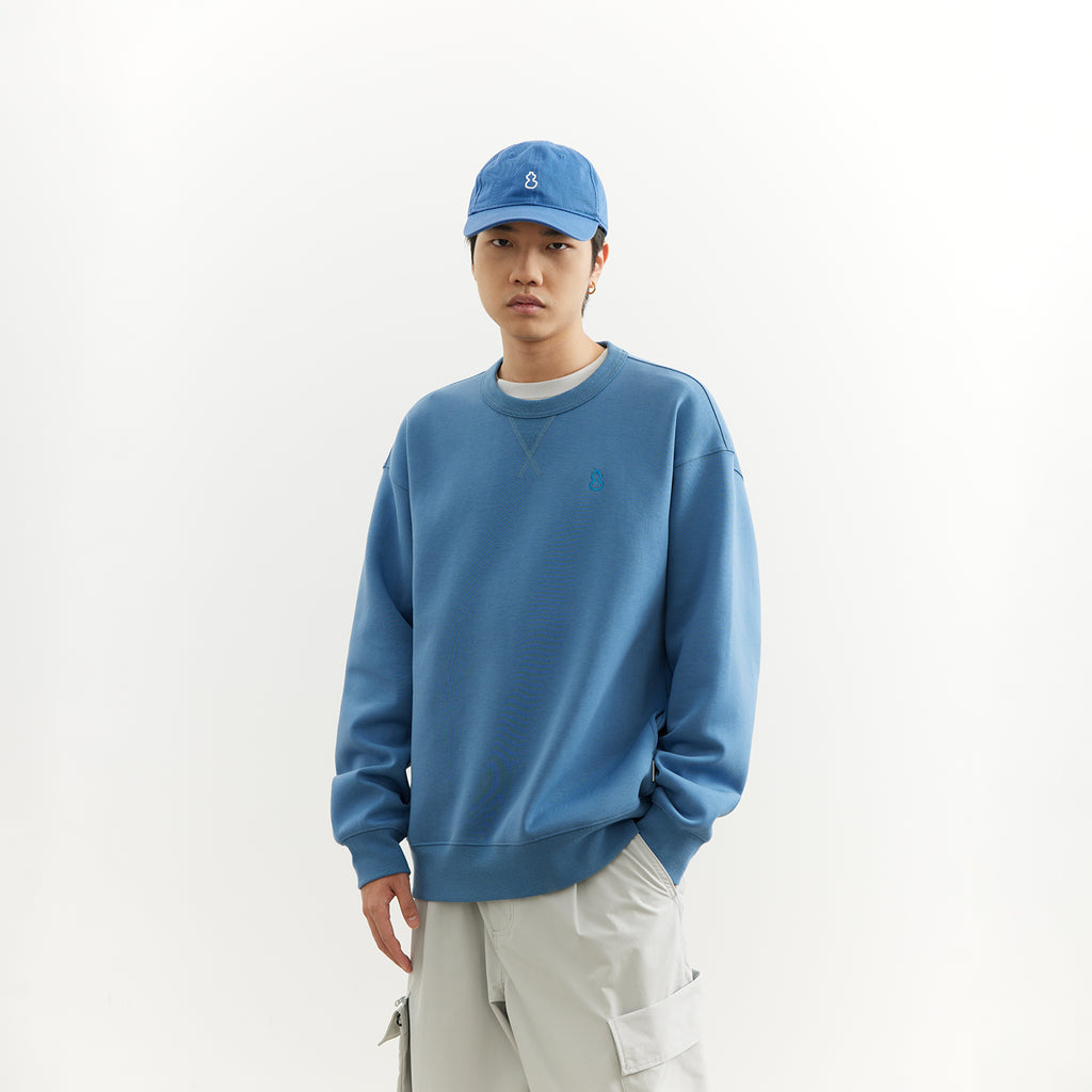 Chichaqu Tencel Air Cotton Crewneck Sweatshirt