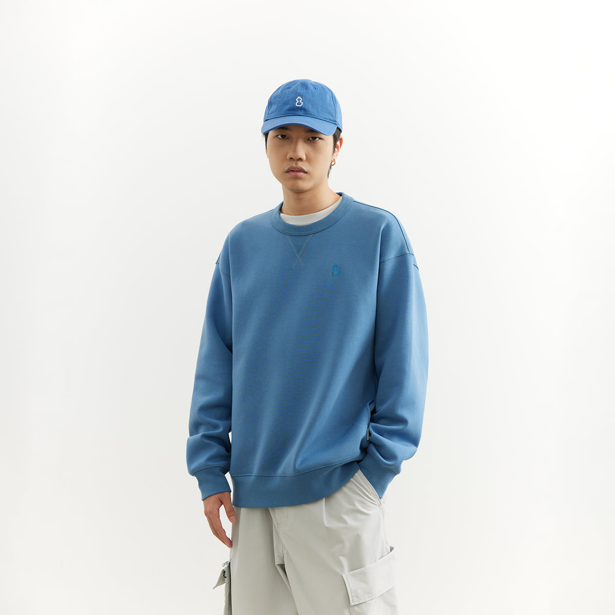 Chichaqu Tencel Air Cotton Crewneck Sweatshirt