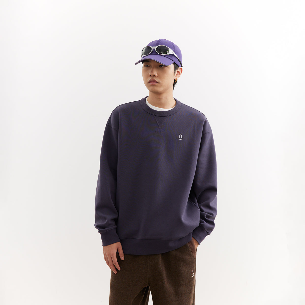 Chichaqu Tencel Air Cotton Crewneck Sweatshirt