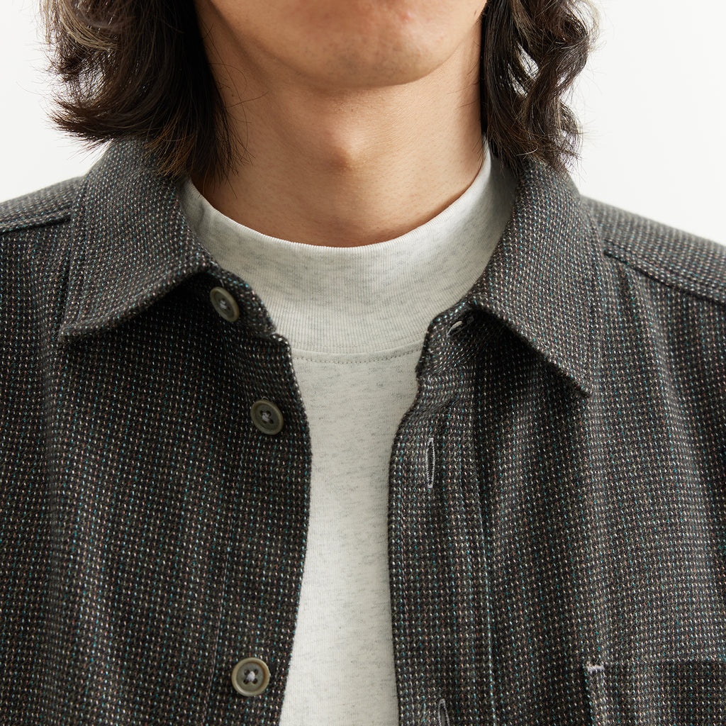 Chichaqu 100% Cotton Mock-Neck Long-Sleeve Tee