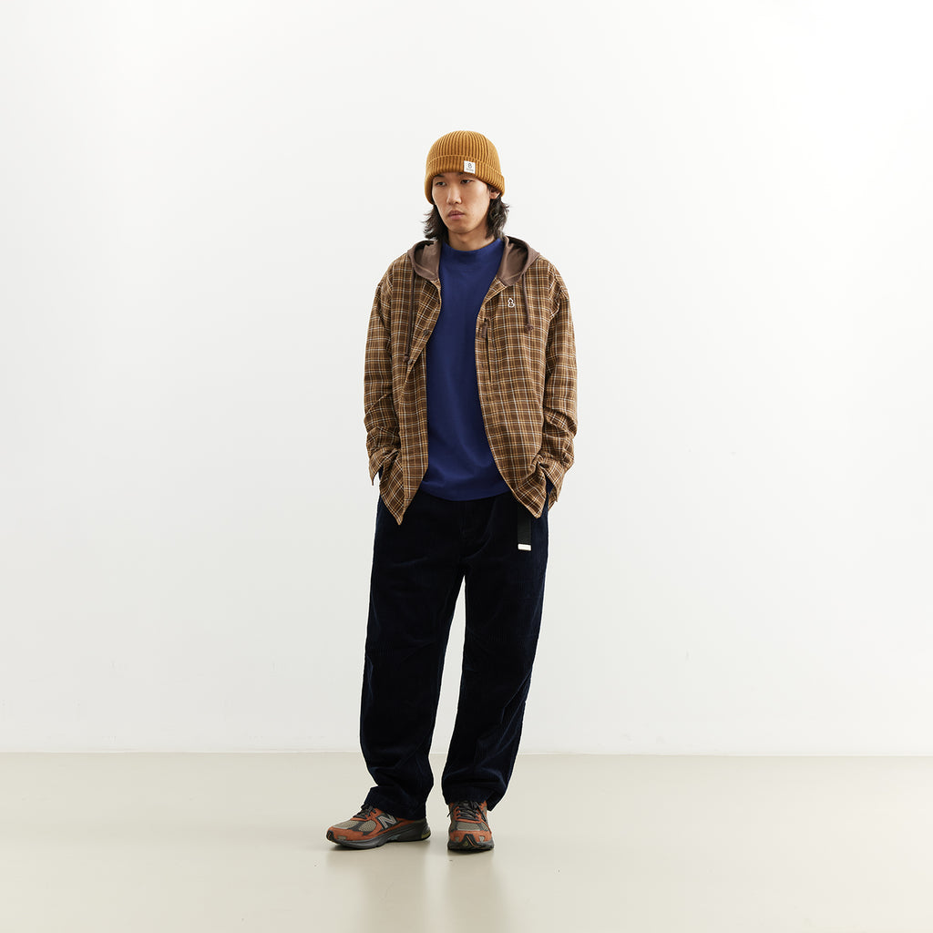 Chichaqu 100% Cotton Mock-Neck Long-Sleeve Tee